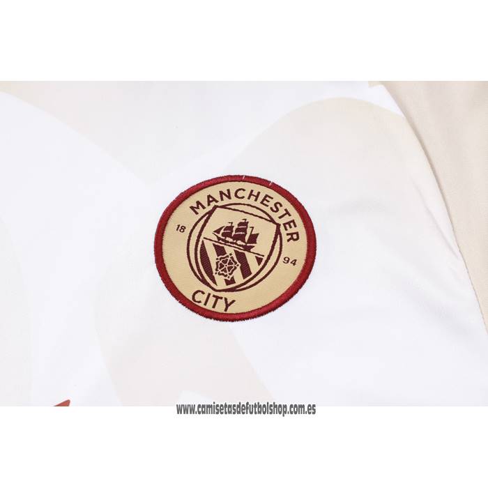 Chandal del Manchester City 24-25 Manga Corta Amarillo - Pantalon Corto
